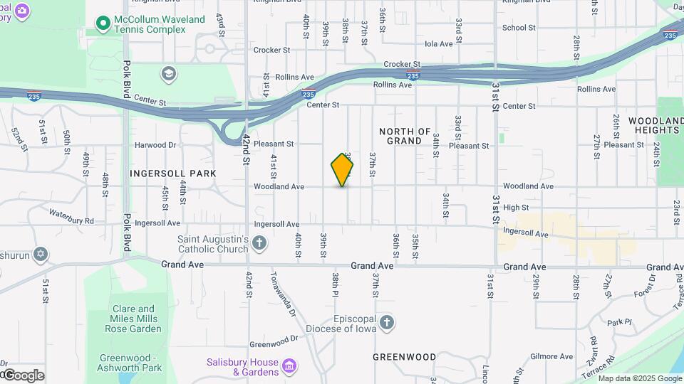 636 38th St Map and Location Details