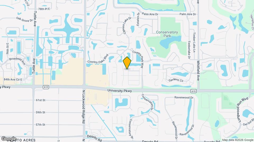 8340 Brandeis Cir W Map and Location Details