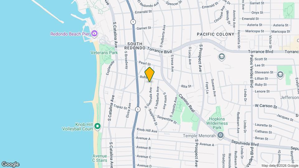 511 S Gertruda Ave, Unit Studio Mapa y Detalles de la Ubicación