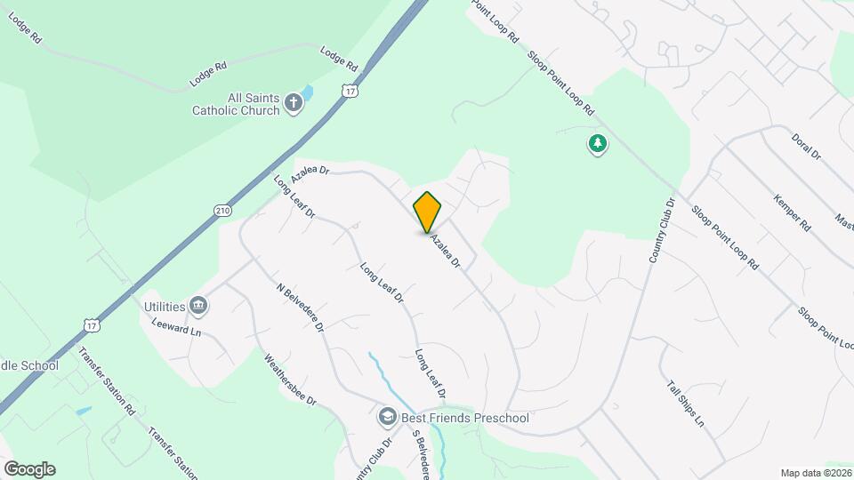 412 Azalea Dr Map and Location Details