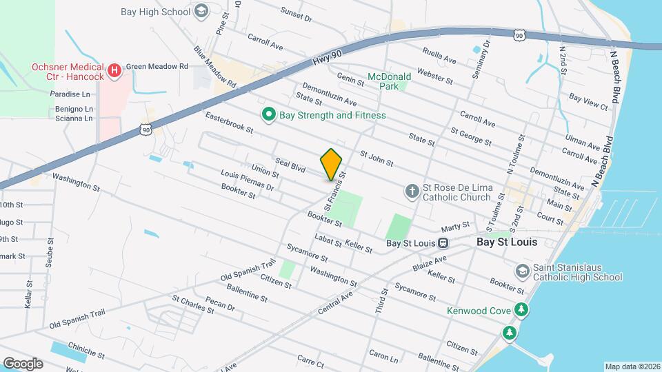 322 St Francis St Map and Location Details