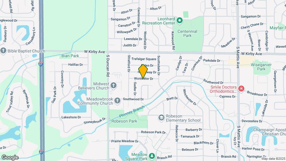 2607 Worcester Dr Map and Location Details