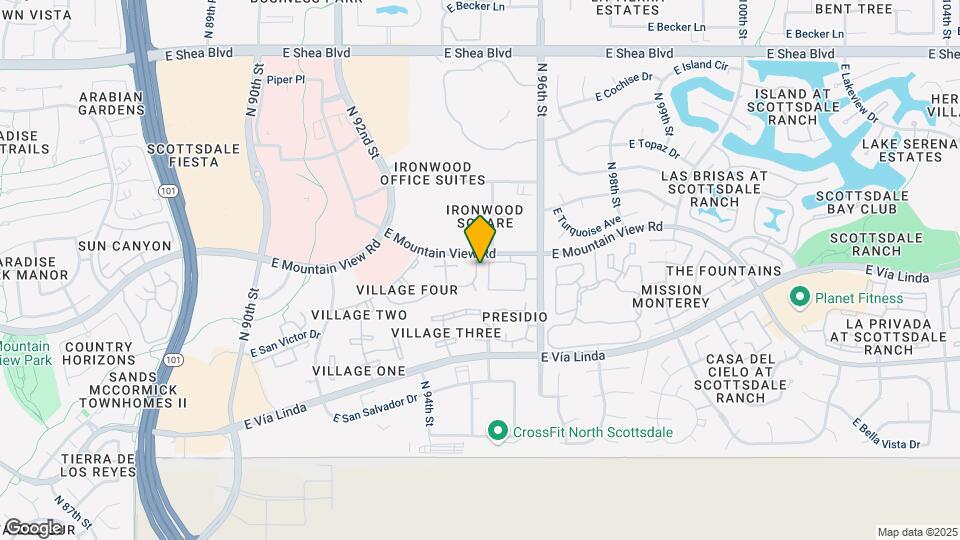 9745 N 95th St Map and Location Details