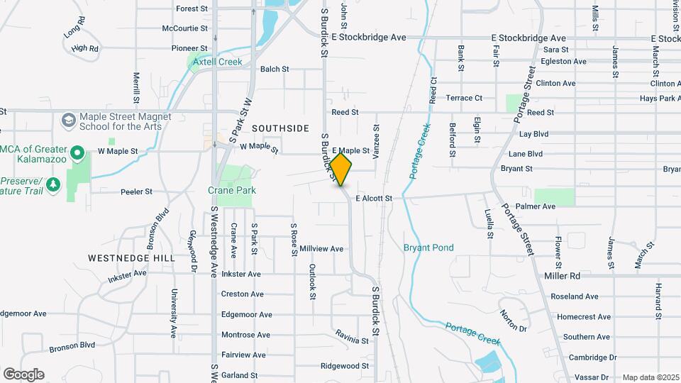 2040 S Burdick St Map and Location Details