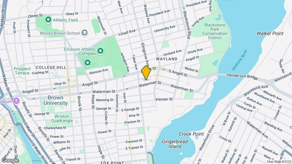 212 Waterman St Mapa y Detalles de la Ubicación