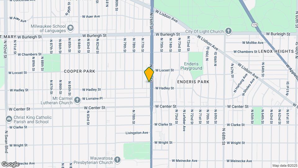 2815 N 76th St Map and Location Details
