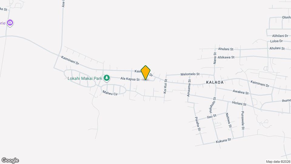 73-4326 Ohi Kapua Pl Map and Location Details