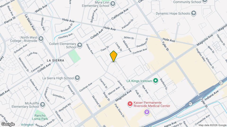 3984 Polk St Mapa y Detalles de la Ubicación