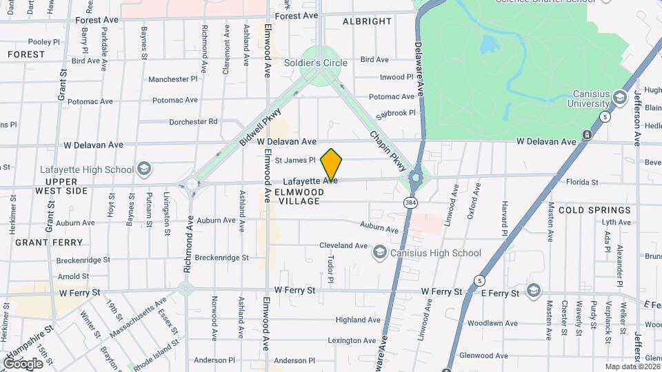 681 Lafayette Ave Map and Location Details