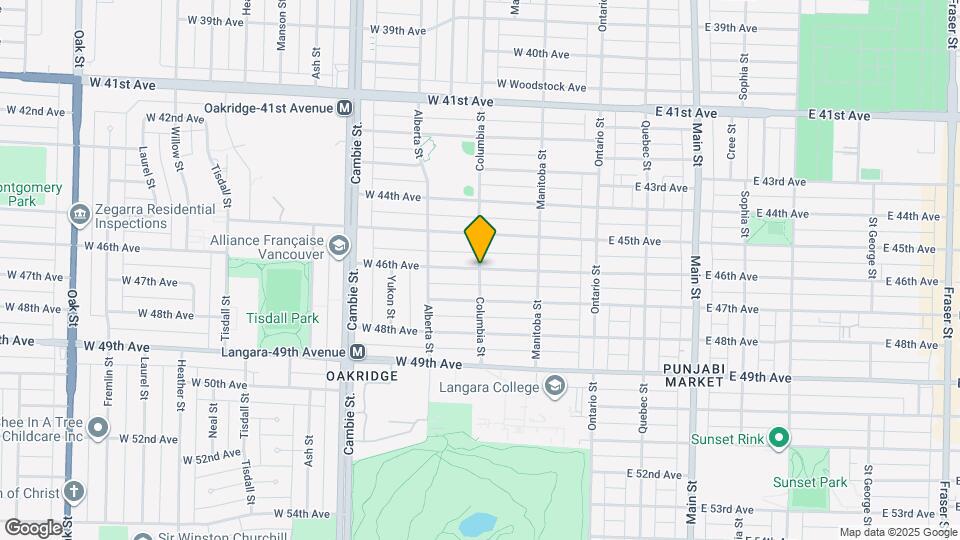 2XX W 46th Ave Map and Location Details