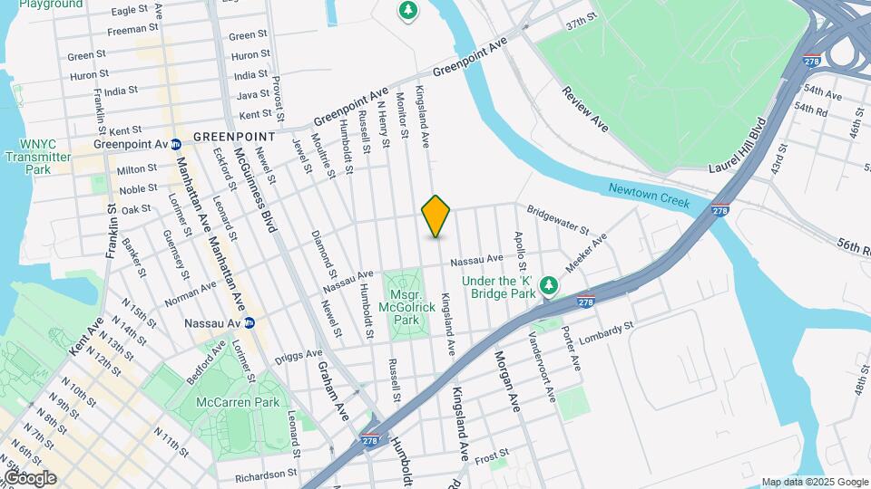 291 Kingsland Ave, Unit Floor 1 Mapa y Detalles de la Ubicación