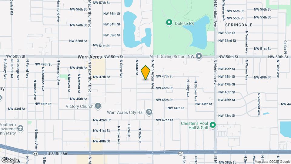 5417 NW 46th Terrace Map and Location Details