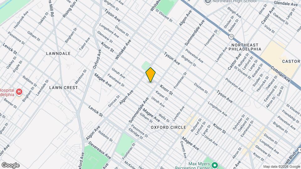 1131 Kerper St Map and Location Details