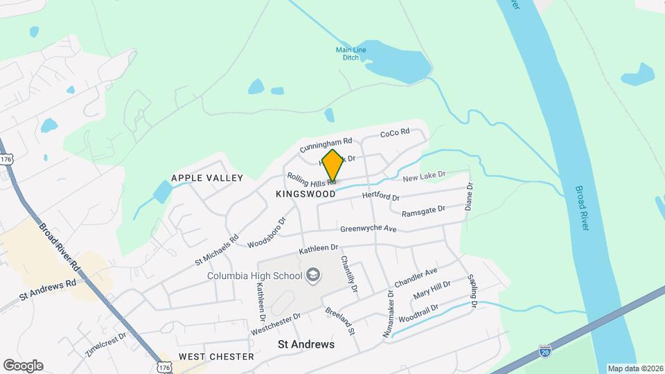 2220 Rolling Hills Rd Mapa y Detalles de la Ubicación