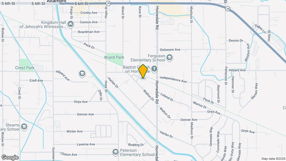 3039 Kane St Map and Location Details