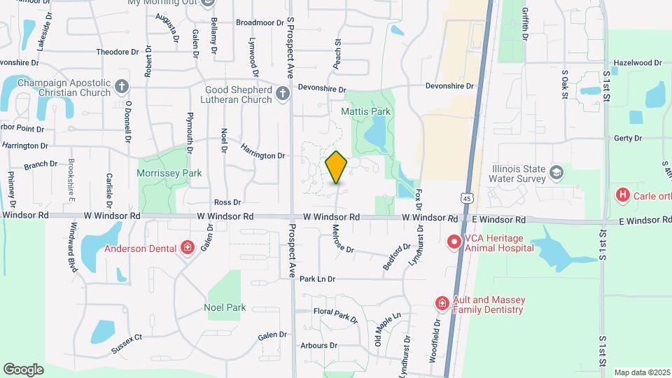 2123 Melrose Dr, Unit C Mapa y Detalles de la Ubicación