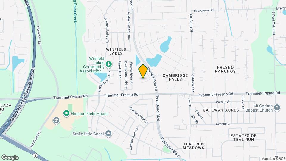 3526 Cambridge Falls Dr Map and Location Details