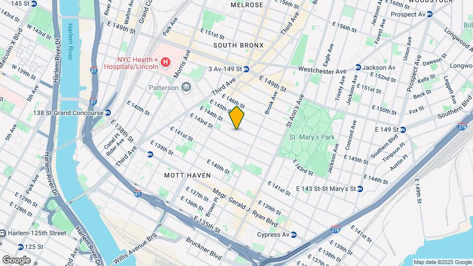 450 E 144th St Map and Location Details