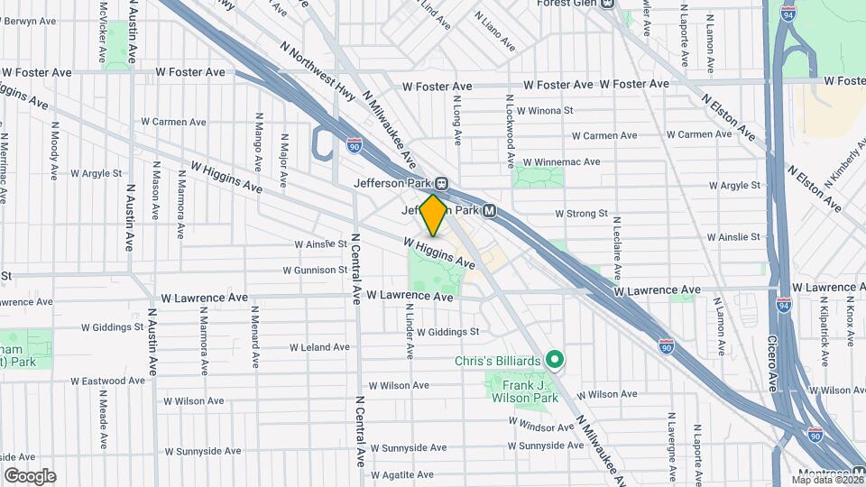 5472 W Higgins Ave Map and Location Details