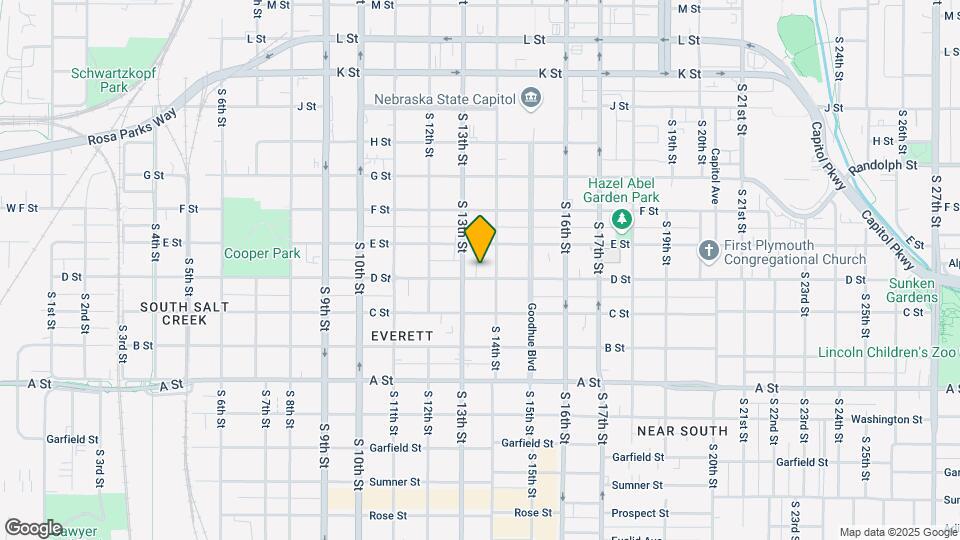 1326 D St Map and Location Details