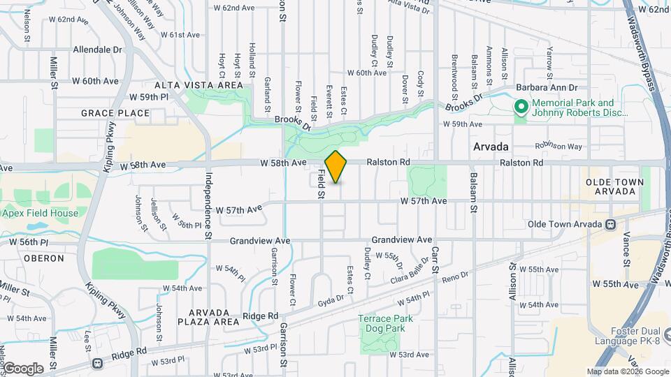 5721 Everett St Map and Location Details