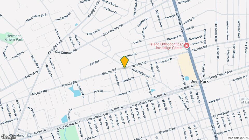 450 Nicolls Rd Map and Location Details