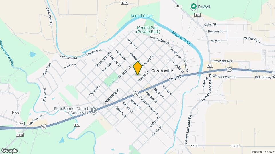 1410 Naples St Map and Location Details