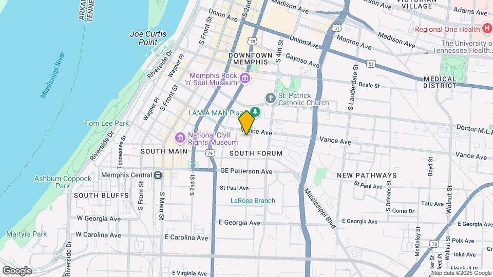 351 Hernando St Map and Location Details