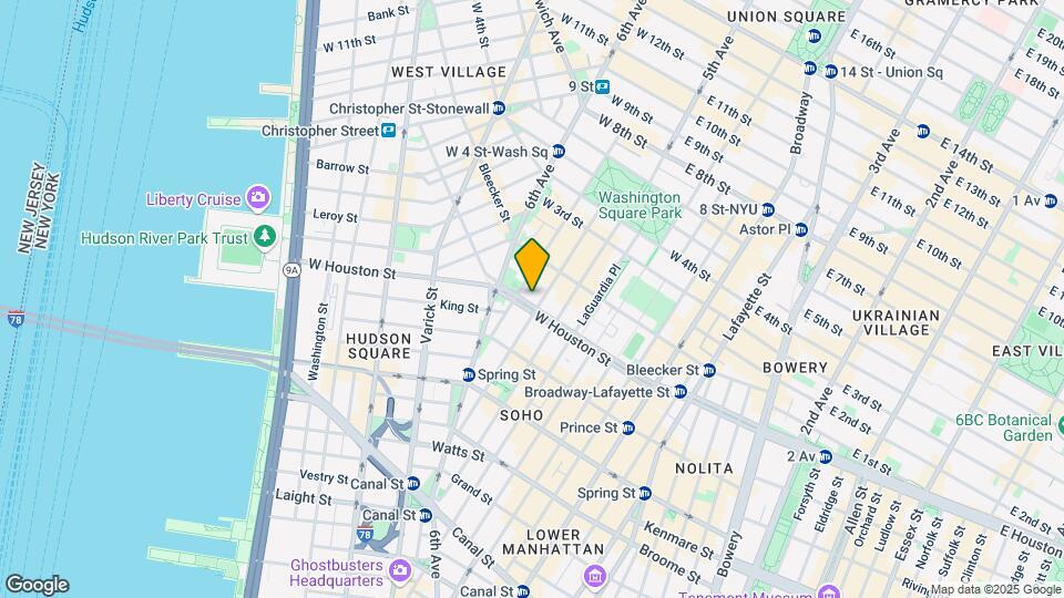 134-136 W Houston St Map and Location Details