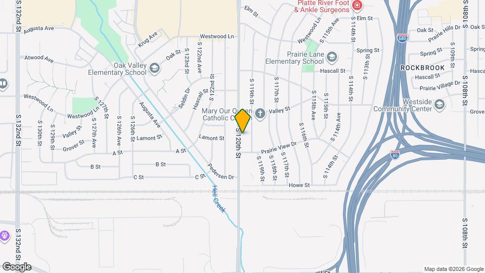 3515 S 120th St Map and Location Details