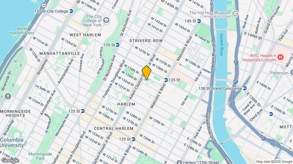 161 W 133rd St Map and Location Details
