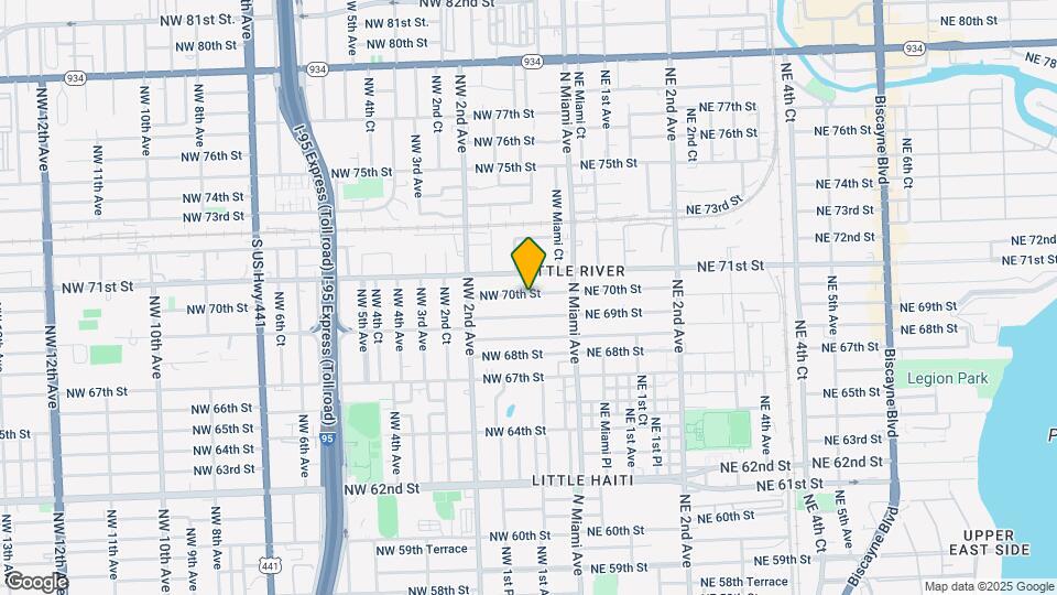 74 NW 70th St Map and Location Details