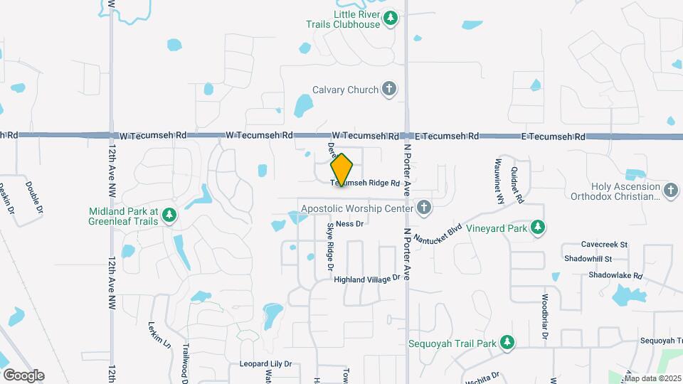 233 Tecumseh Meadows Dr Map and Location Details