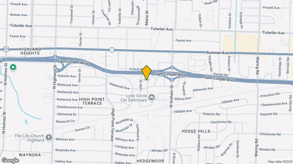 507 Grahamwood Dr Map and Location Details