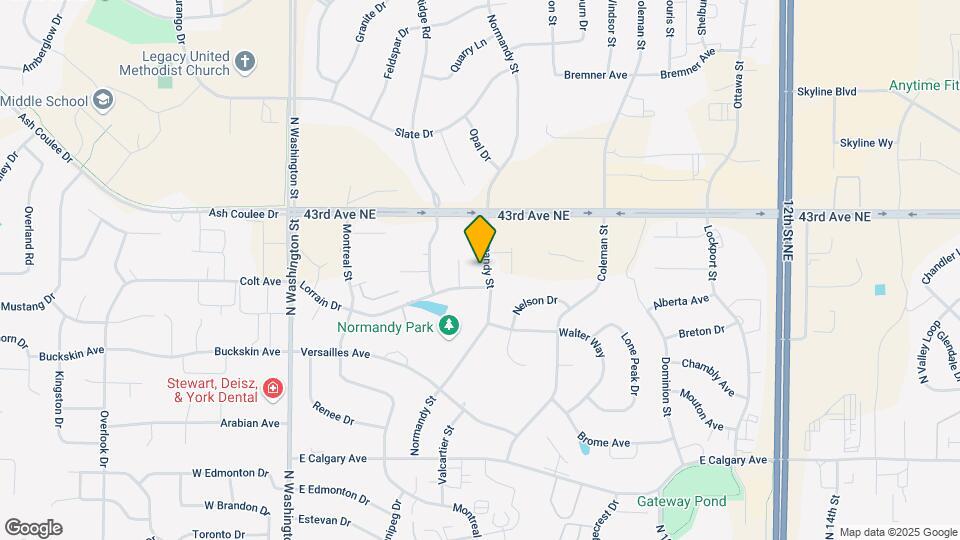 4114 Normandy St Map and Location Details