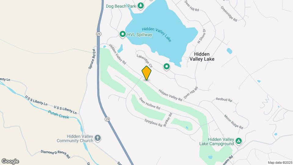 18439 Hidden Valley Rd Map and Location Details