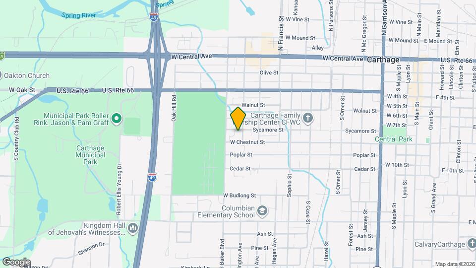 709 S Florence St Mapa y Detalles de la Ubicación