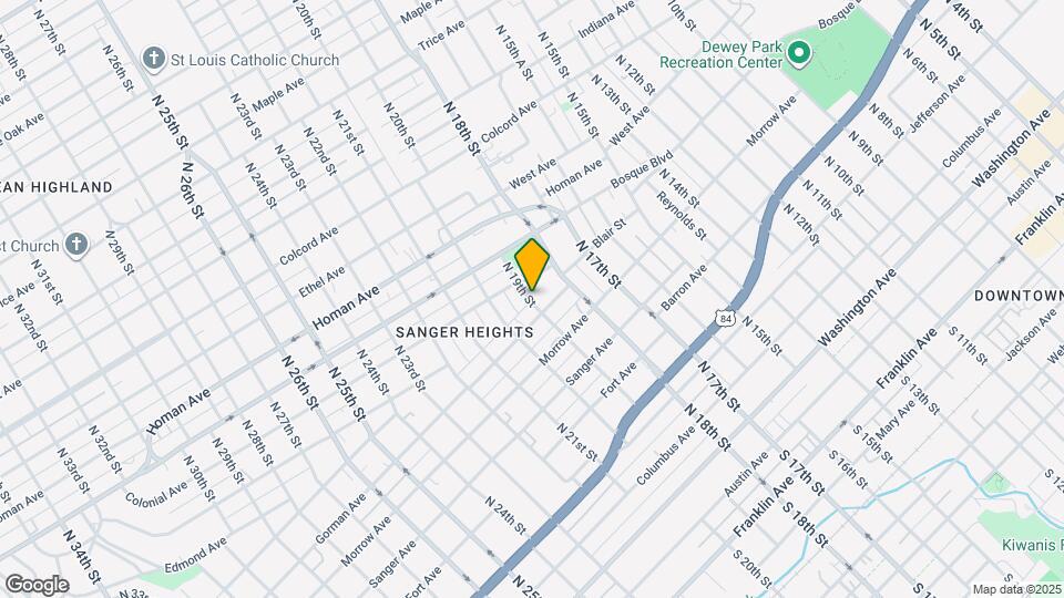 915 N 19th St Map and Location Details