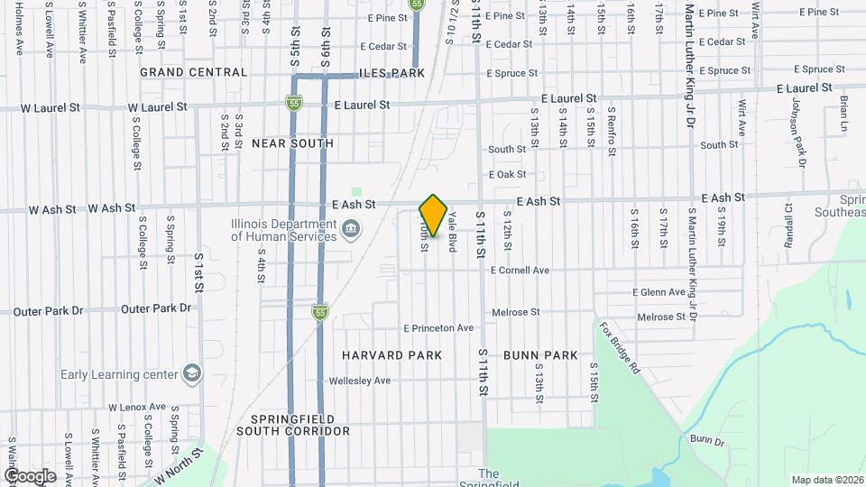 2150 S 10th St Map and Location Details