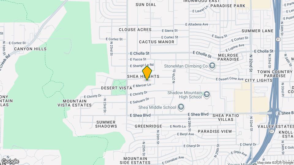 2526 E Mercer Ln Map and Location Details