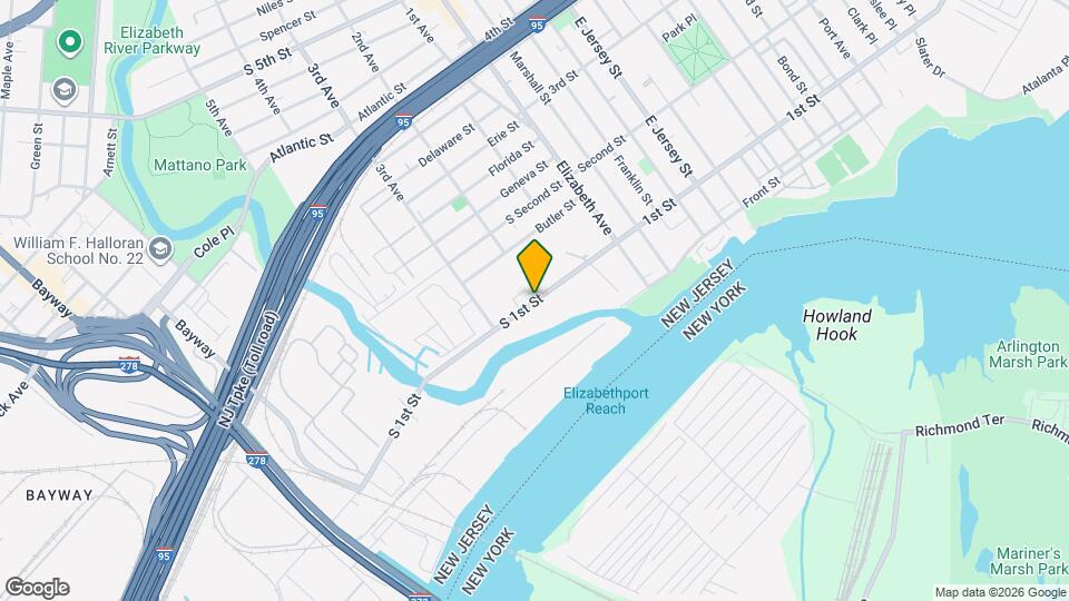 200 S 1st St Map and Location Details