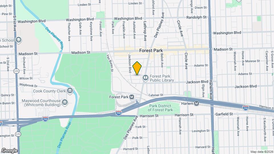 7640 Wilcox St Map and Location Details