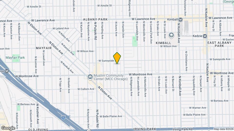 4460 N Avers Ave Mapa y Detalles de la Ubicación