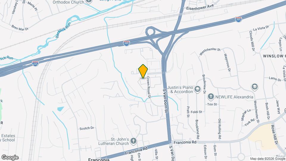 5909 Founders Hill Dr Map and Location Details