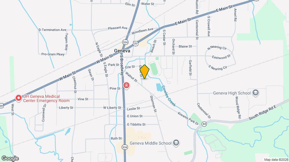 321 Grant St Map and Location Details