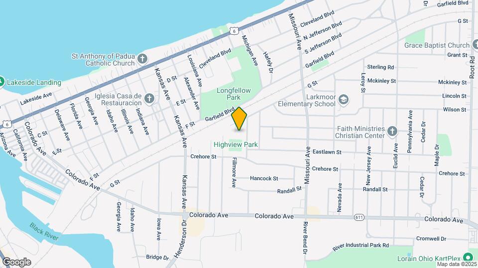 1319 Fillmore Cir Mapa y Detalles de la Ubicación