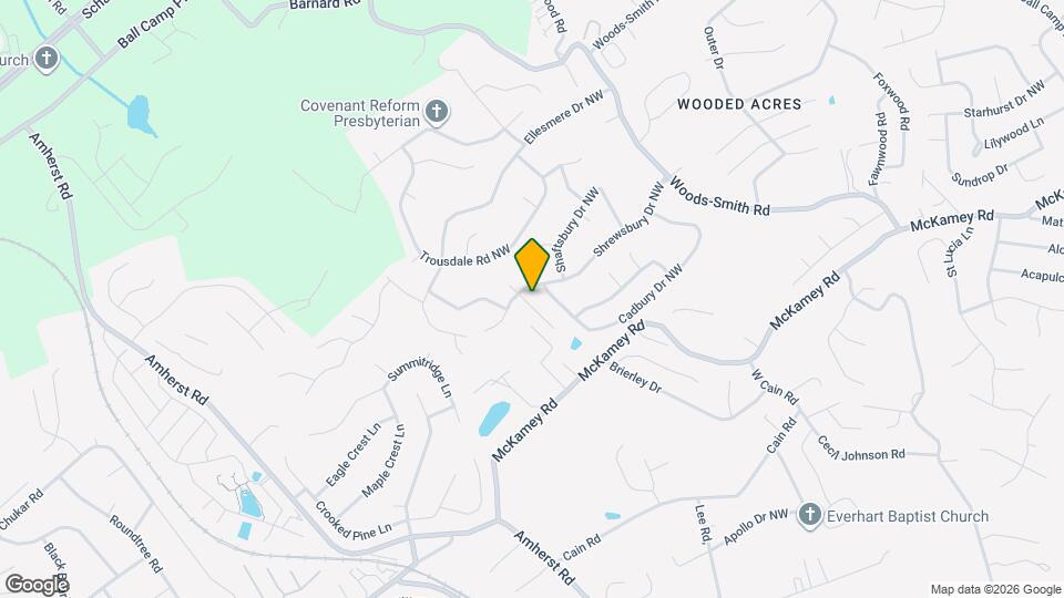 5505 Malmsbury Rd NW Mapa y Detalles de la Ubicación