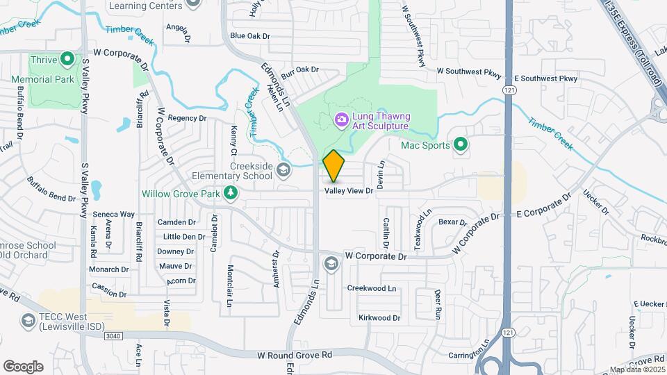 553 Valley View Dr Map and Location Details