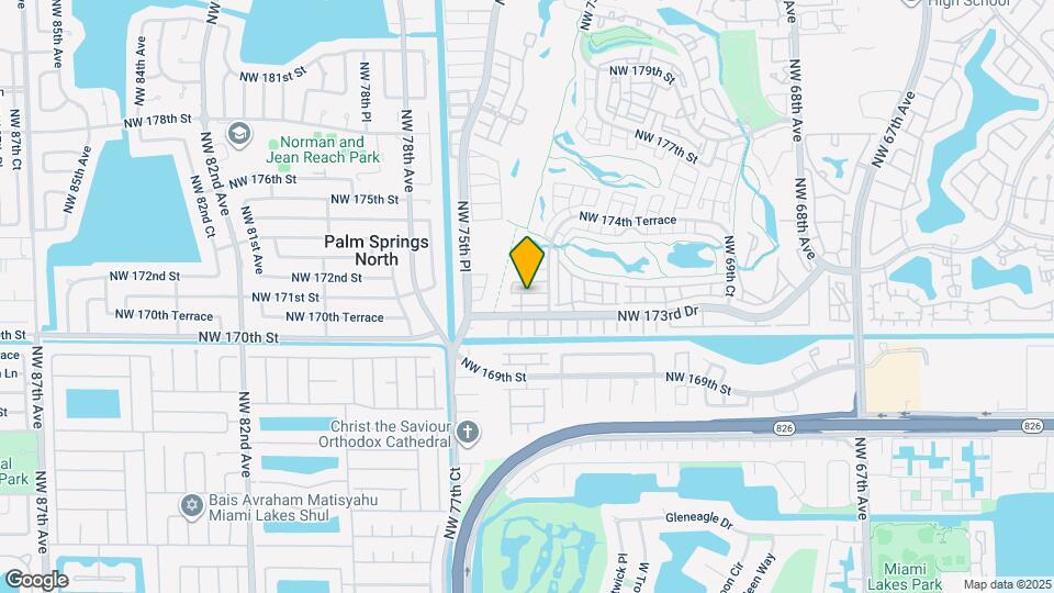 17302 NW 74th Ave Map and Location Details