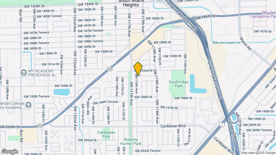 11520 SW 193rd St Map and Location Details